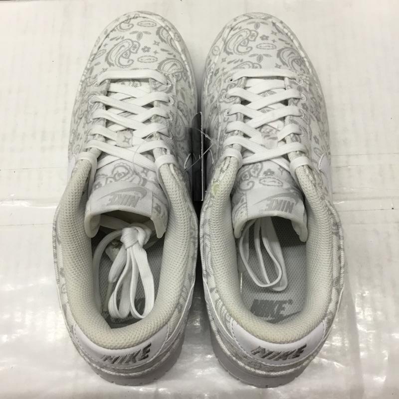 ナイキ NIKE スニーカー スニーカー DJ9955 100 WMNS DUNK LOW ESS 28cm 箱有 ペイズリー 28.0cm ロゴ、文字 白 / ホワイト /  メンズ USED 古着 中古 10111970