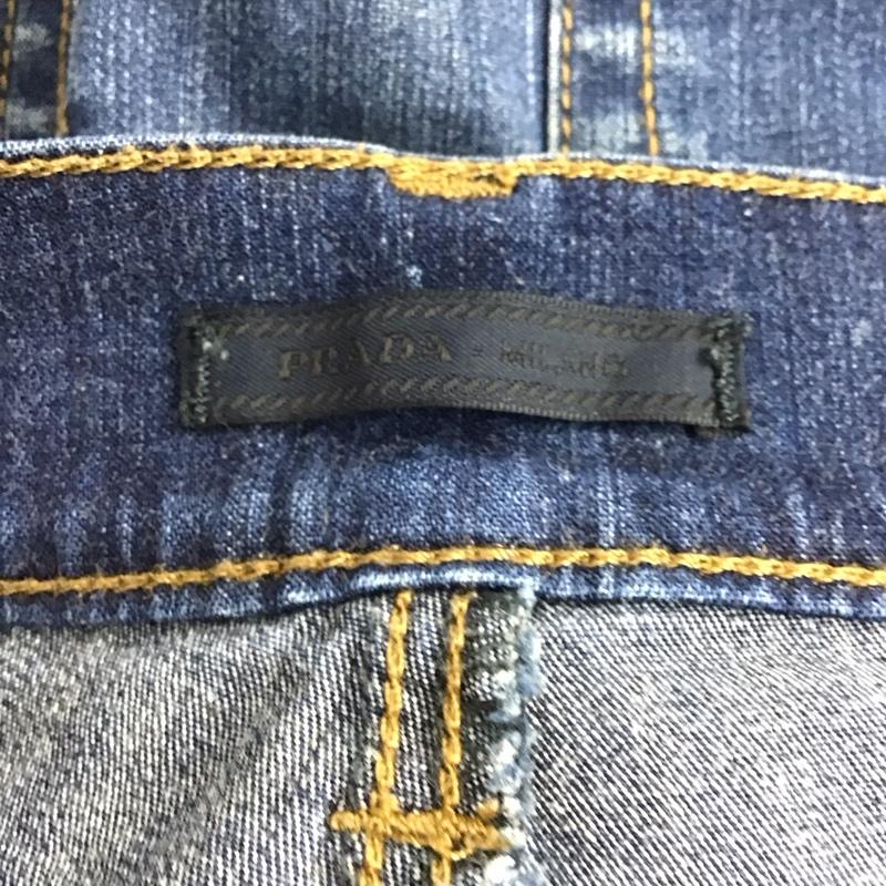 プラダ PRADA パンツ デニム、ジーンズ 32インチ 無地 青 / ブルー /  メンズ USED 古着 中古 10142141