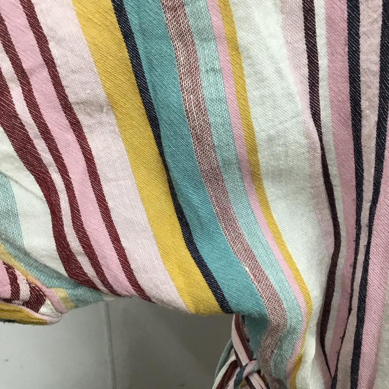 ザラ ZARA ワンピース ロングスカート L ストライプ マルチカラー / マルチカラー /  レディース USED 古着 中古 10121424