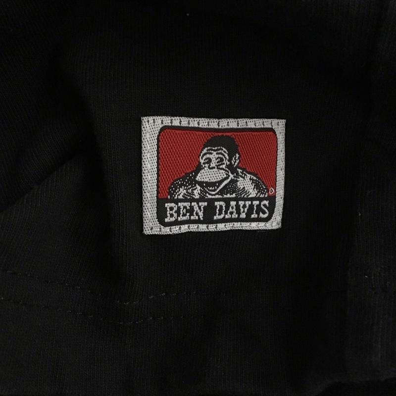 ベンデイビス BEN DAVIS Tシャツ 半袖 C-1580929 グラフィックプリントTシャツ プリントTシャツ 半袖カットソー XL ロゴ、文字 黒 / ブラック /  メンズ USED 古着 中古 10110735
