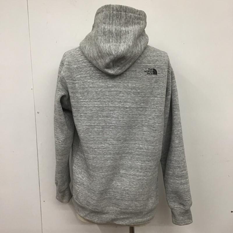 ザノースフェイス THE NORTH FACE パーカー 長袖 nt12103z 長袖パーカー フード付きパーカー プルオーバーパーカー M ロゴ、文字 灰 / グレー /  メンズ USED 古着 中古 10107681