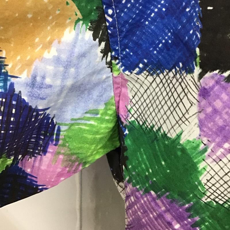 ニコアンド niko and... シャツ、ブラウス 半袖 X223ZA02AD TSUMORI CHISATO 開襟シャツ L 総柄 マルチカラー / マルチカラー /  メンズ USED 古着 中古 10111561