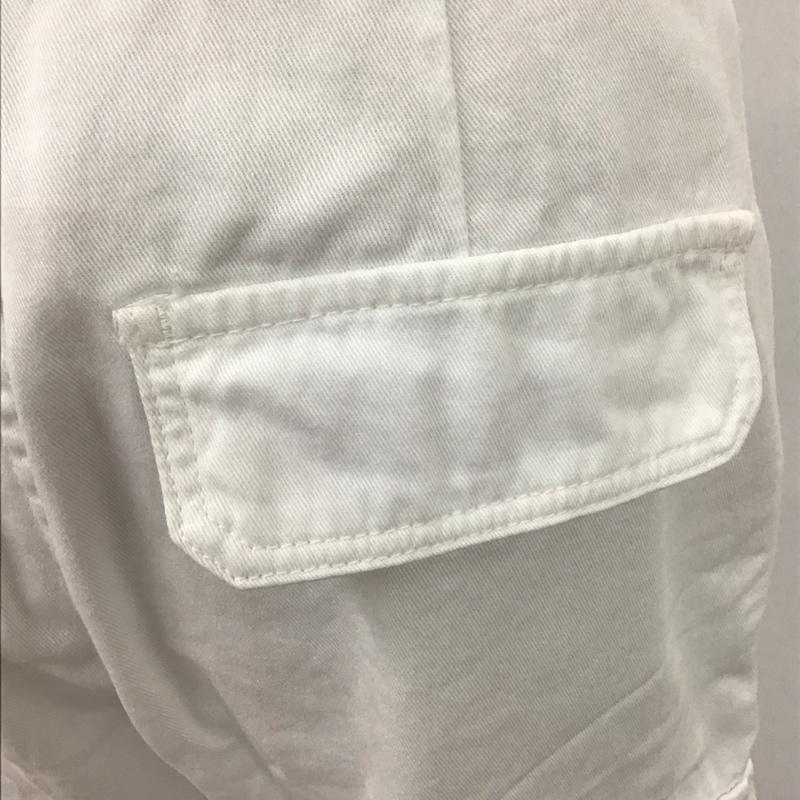 ザラ ZARA パンツ ワークパンツ、ペインターパンツ カーゴパンツ カジュアルパンツ ワイドパンツ ワークパンツ ミリタリーパンツ 34 無地 白 / ホワイト /  レディース USED 古着 中古 10110448