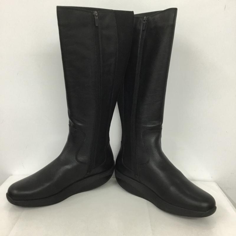 古着 USED ブーツ ロングブーツ MBT 700986 UK7 箱有 US：10 無地 黒 / ブラック /  メンズ USED 古着 中古 10143555