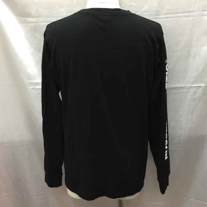 ラッセル RUSSELL カットソー 長袖 長袖 M プリント 黒 / ブラック /  メンズ USED 古着 中古 10109585
