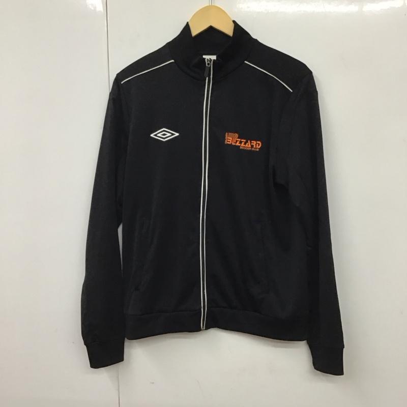 アンブロ UMBRO ジャケット、上着 ジャンパー、ブルゾン ジップアップジャケット アウター 古着 M ロゴ、文字 黒 / ブラック /  メンズ USED 古着 中古 10130658
