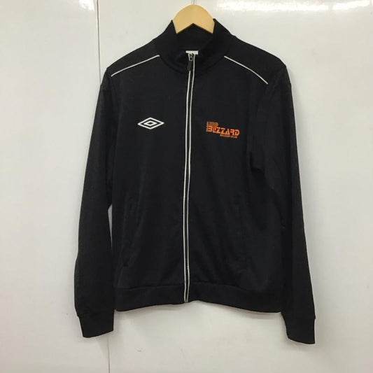 アンブロ UMBRO ジャケット、上着 ジャンパー、ブルゾン ジップアップジャケット アウター 古着 M ロゴ、文字 黒 / ブラック /  メンズ USED 古着 中古 10130658