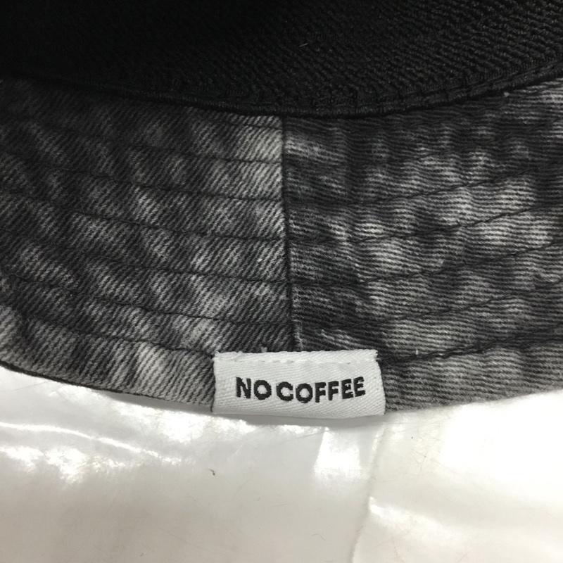 ノーコーヒー NO COFFEE 帽子 ハット バケットハット バケハ タイダイ ロゴ、文字 黒 / ブラック /  メンズ USED 古着 中古 10113982
