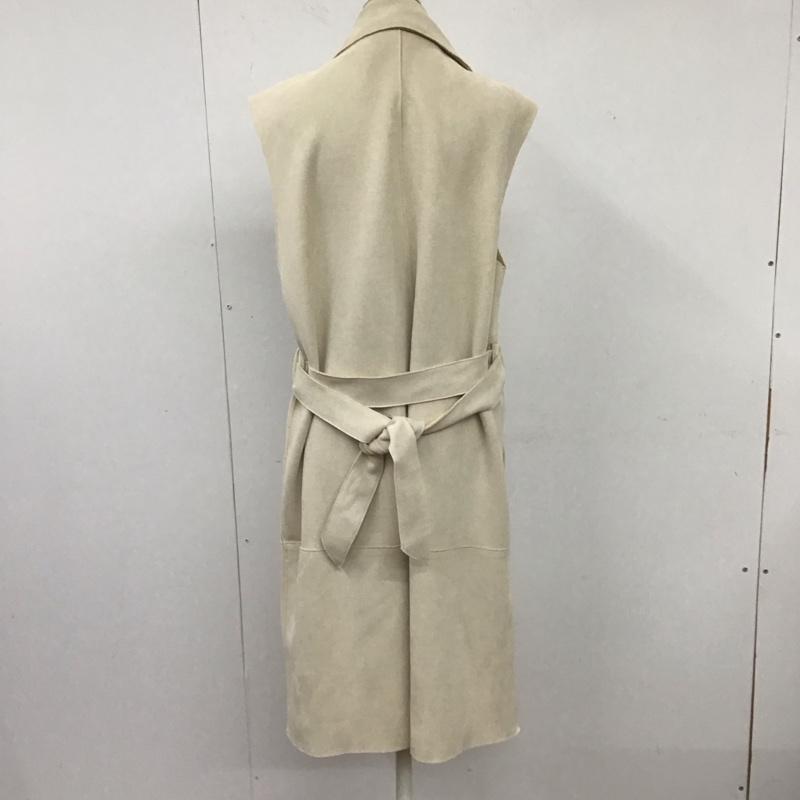 ザラ ZARA ベスト ベスト 8073 040 712 フェイクスウェード S 無地 ベージュ / ベージュ /  レディース USED 古着 中古 10109453