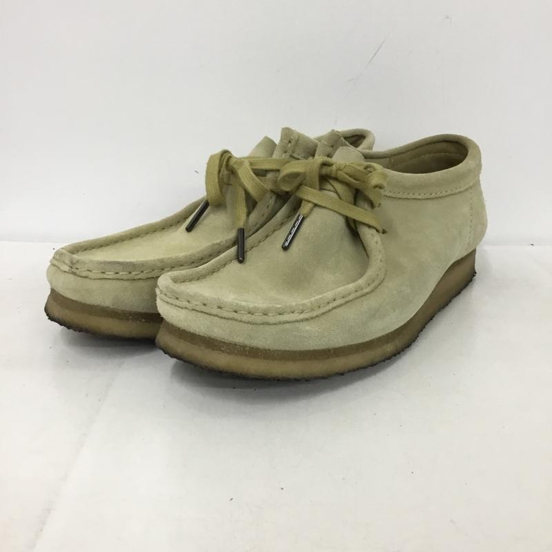 クラークス Clarks ブーツ ショートブーツ 61284821 ワラビー UK7.5 US8.5 US：8.5 無地 ベージュ / ベージュ /  メンズ USED 古着 中古 10148646