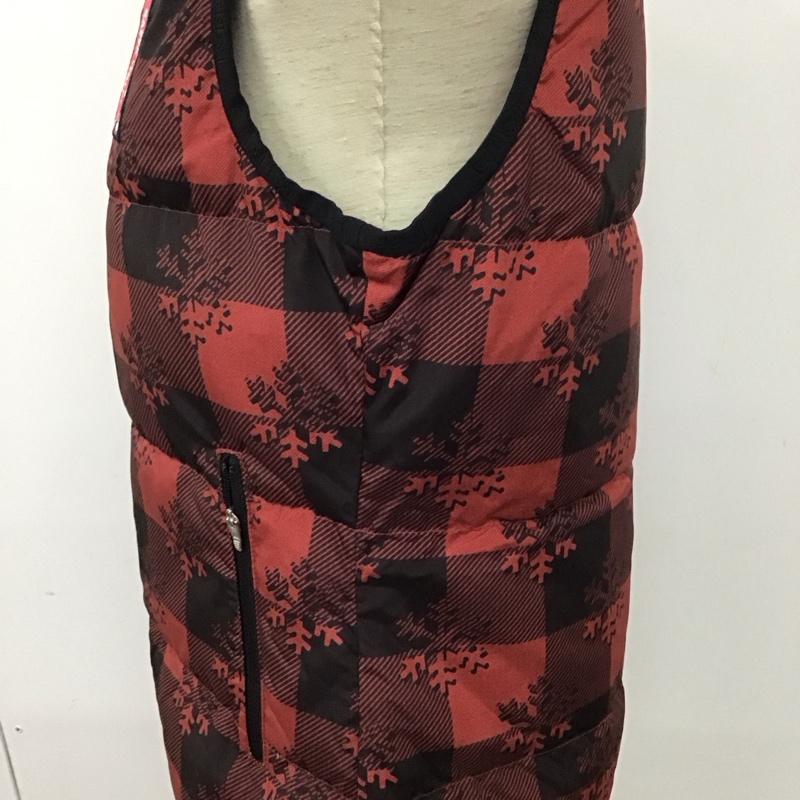 カッパ Kappa ベスト ベスト M プリント 赤 / レッド /  レディース USED 古着 中古 10128363