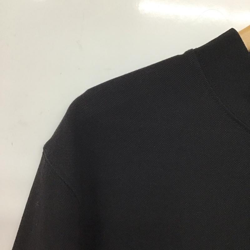 ニューエラ NEW ERA Tシャツ 半袖 半袖カットソー 無地Tシャツ スタンドネックカットソー XL ロゴ、文字 黒 / ブラック /  メンズ USED 古着 中古 10132340