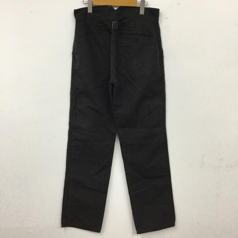 ラブルール Le LABOUREUR パンツ チノパン チノパン カジュアルパンツ ワイドパンツ ストレートパンツ 42 無地 黒 / ブラック /  メンズ USED 古着 中古 10112318