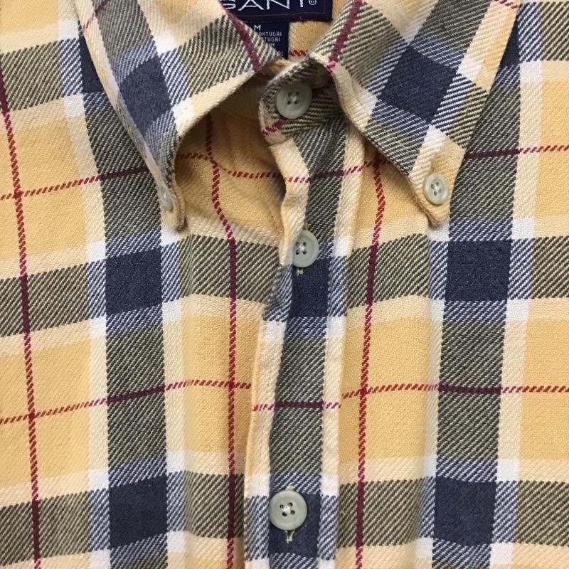 ガント GANT シャツ、ブラウス 長袖 長袖シャツ チェックシャツ カラーシャツ ボタンダウンシャツ M チェック マルチカラー / マルチカラー /  メンズ USED 古着 中古 10140516