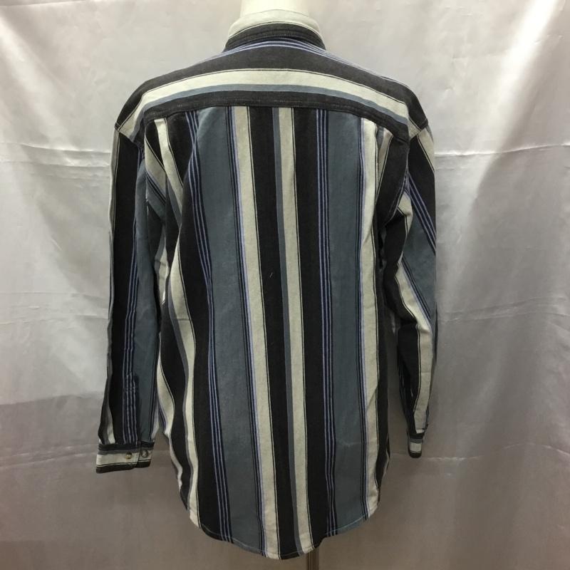 古着 USED シャツ、ブラウス 長袖 CQFORD L ストライプ マルチカラー / マルチカラー /  メンズ USED 古着 中古 10108761