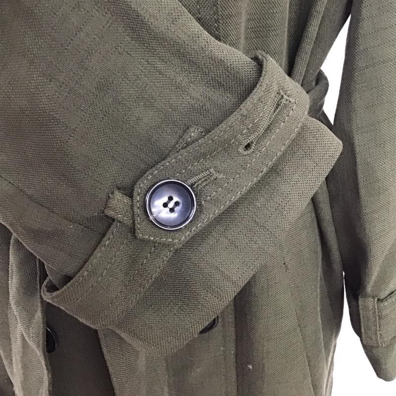 ザラ ZARA ジャケット、上着 ジャケット、ブレザー ロングジャケット アウター ロングコート XS 無地 カーキ / カーキ /  レディース USED 古着 中古 10126133