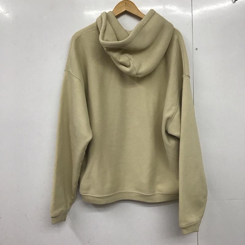 ステューシー STUSSY パーカー 長袖 118538 Embroidered Relaxed Hoodie プルオーバー フーディー 裏起毛 L ロゴ、文字 ベージュ / ベージュ /  メンズ USED 古着 中古 10144709