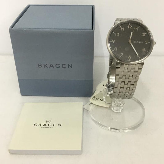 スカーゲン SKAGEN 腕時計 アナログ（クォーツ式） SKW6247 箱有 ロゴ、文字 銀 / シルバー /  メンズ USED 古着 中古 10127057