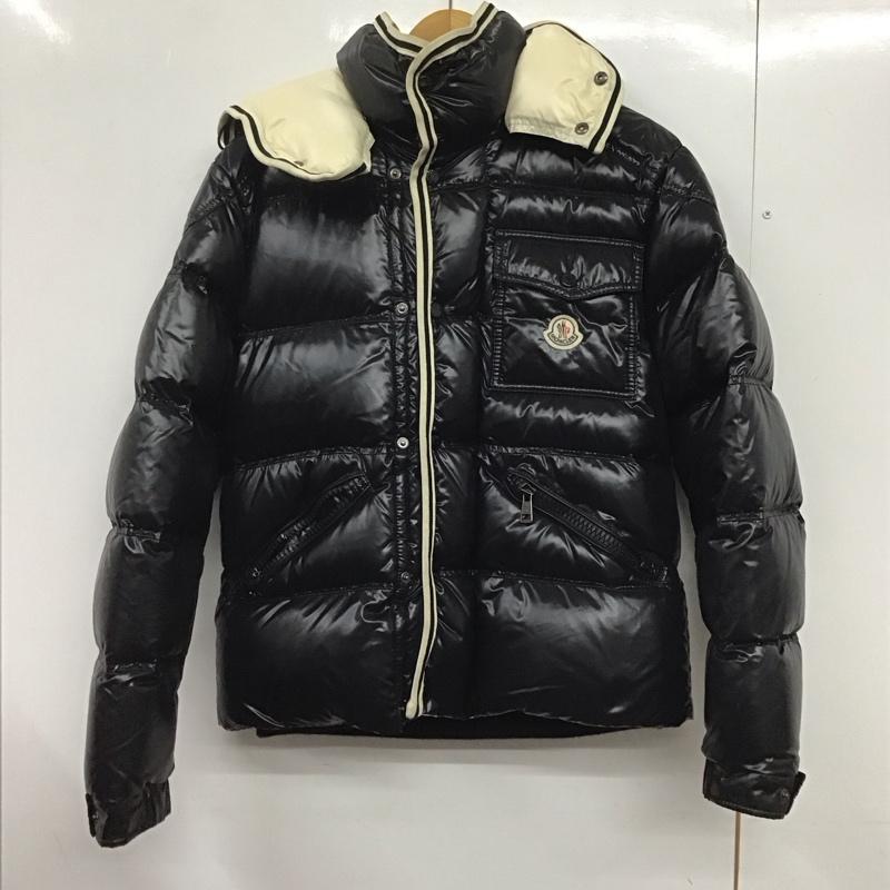 モンクレール MONCLER ジャケット、上着 ジャンパー、ブルゾン ダウンジャケット アウター フロントボタン 1 ロゴ、文字 黒 / ブラック /  メンズ USED 古着 中古 10146072