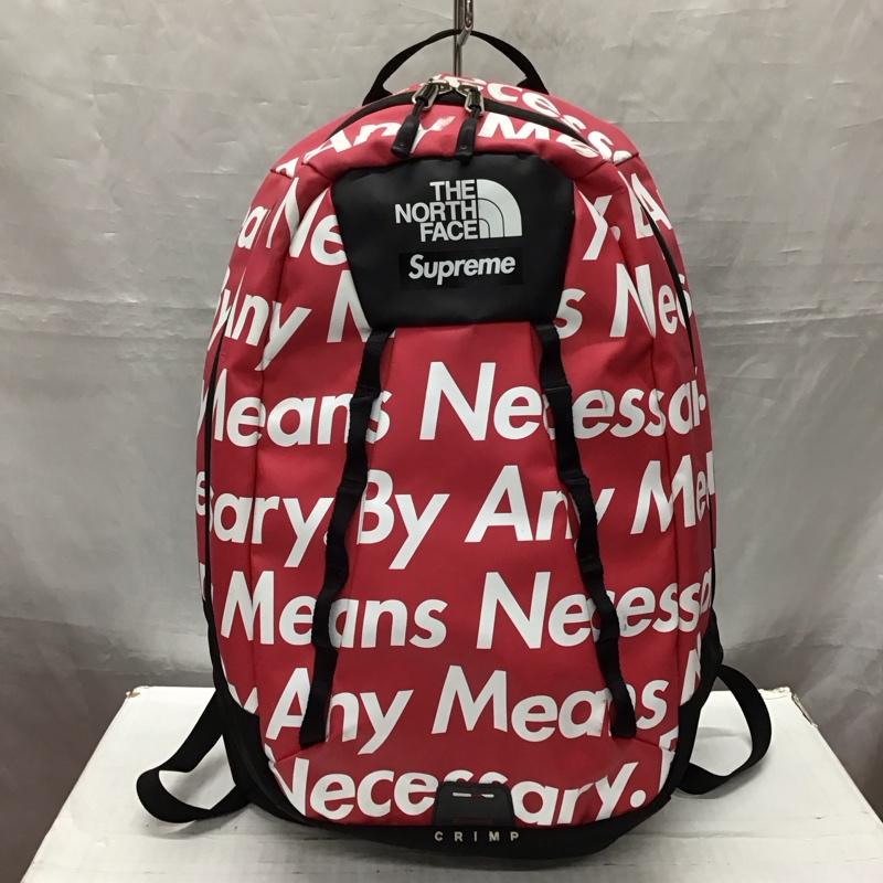 シュプリーム Supreme リュックサック、デイパック リュックサック、デイバッグ NF00CT4B 15AW THE NORTH FACE Base Camp Crimp Backpack ロゴ、文字 黒 / ブラック / X 赤 / レッド / X 白 / ホワイト /  メンズ USED 古着 中古 10120576