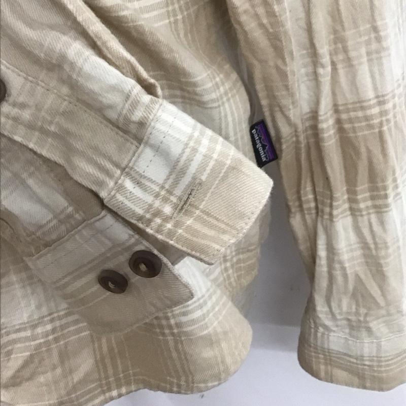 パタゴニア patagonia シャツ、ブラウス 長袖 長袖 L チェック ベージュ / ベージュ /  メンズ USED 古着 中古 10106841