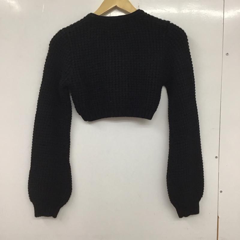 スライ SLY カーディガン 長袖 1 無地 黒 / ブラック /  レディース USED 古着 中古 10136531