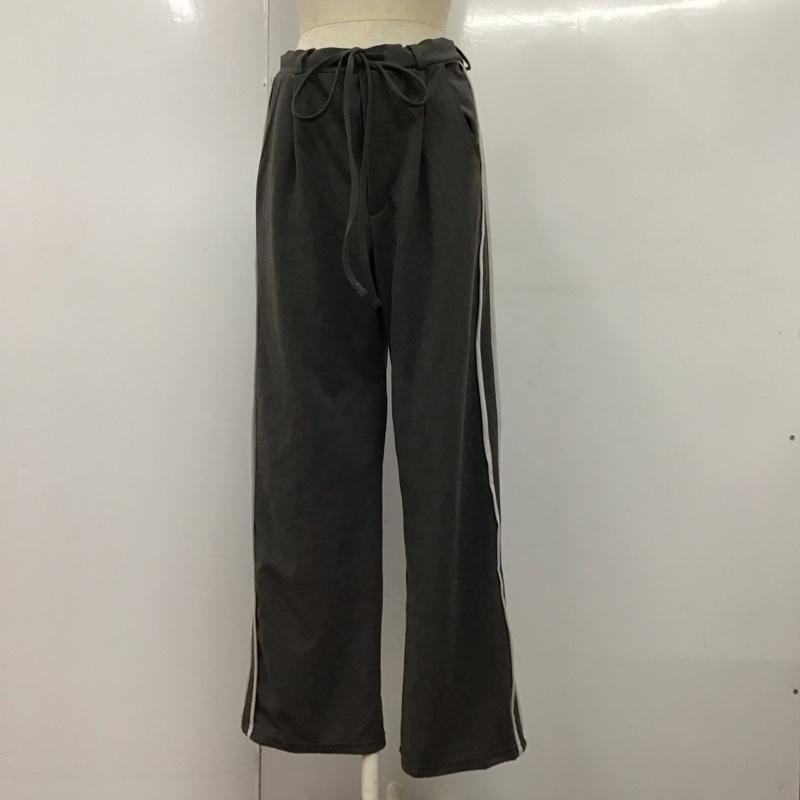 シーピーシーエム CPCM パンツ ワークパンツ、ペインターパンツ ワークパンツ ワイドパンツ カジュアルパンツ ジャージ FREE 無地 灰 / グレー /  レディース USED 古着 中古 10117331