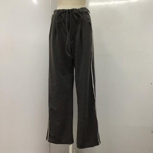 シーピーシーエム CPCM パンツ ワークパンツ、ペインターパンツ ワークパンツ ワイドパンツ カジュアルパンツ ジャージ FREE 無地 灰 / グレー /  レディース USED 古着 中古 10117331