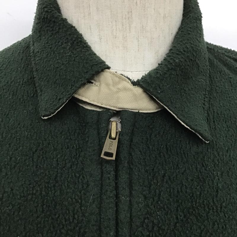 ポロバイラルフローレン Polo by RALPH LAUREN ジャケット、上着 ジャンパー、ブルゾン フリース M 無地 緑 / グリーン /  メンズ USED 古着 中古 10106061