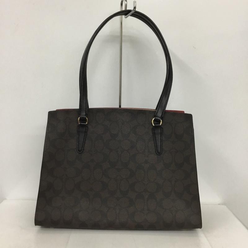 コーチ COACH トートバッグ トートバッグ C4075 シグネチャー ショルダー ロゴ、文字 茶 / ブラウン /  レディース USED 古着 中古 10131945