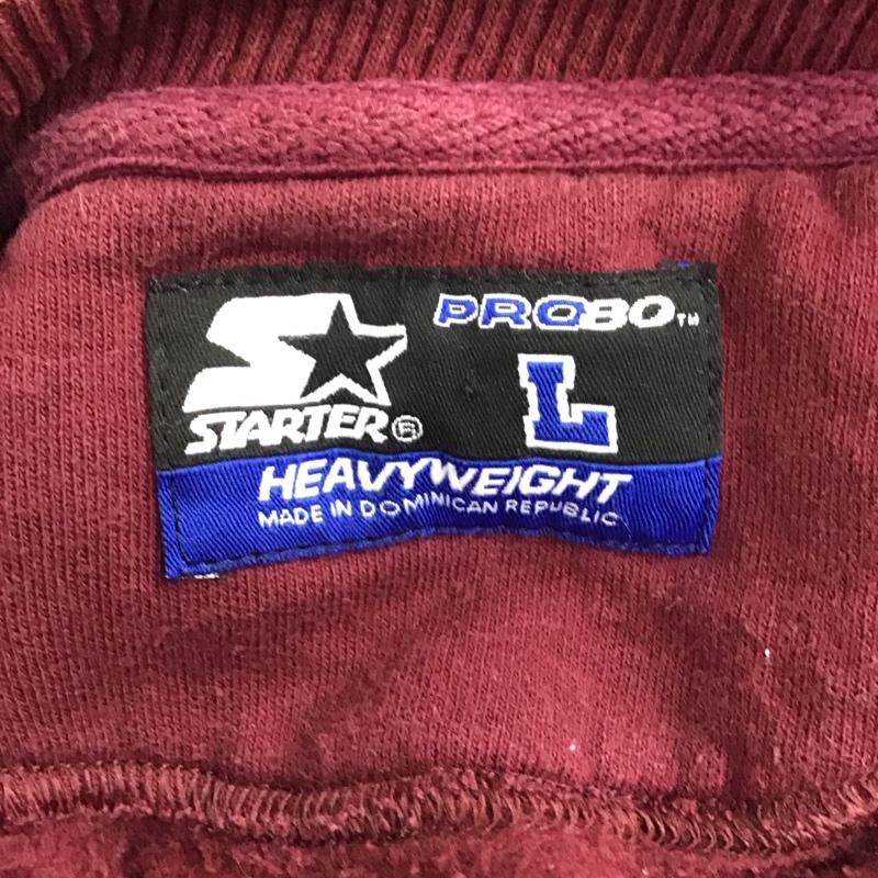 スターター STARTER トレーナー 長袖 L 無地 えんじ / ワインレッド /  レディース USED 古着 中古 10119866