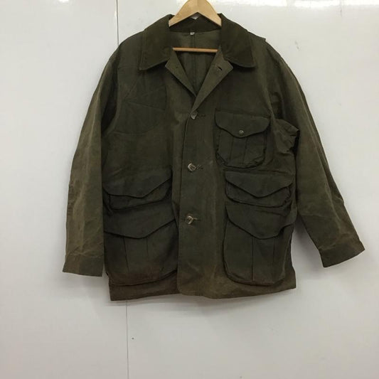 フィルソン FILSON GARMENT ジャケット、上着 ジャケット、ブレザー ロングジャケット アウター ロングコート オイルコート XL 無地 カーキ / カーキ /  メンズ USED 古着 中古 10135450