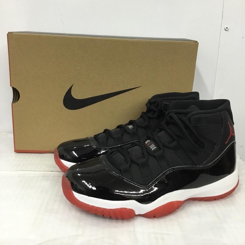 ナイキ NIKE スニーカー スニーカー 378037-061 AIR JORDAN 11 RETRO 26cm 箱有 26.0cm ワンポイント 黒 / ブラック / X 白 / ホワイト / X 赤 / レッド /  メンズ USED 古着 中古 10124203