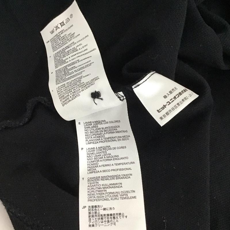 フレッドペリー FRED PERRY ポロシャツ 長袖 長袖ポロシャツ 長袖カットソー カラーシャツ M ロゴ、文字 黒 / ブラック /  メンズ USED 古着 中古 10129890