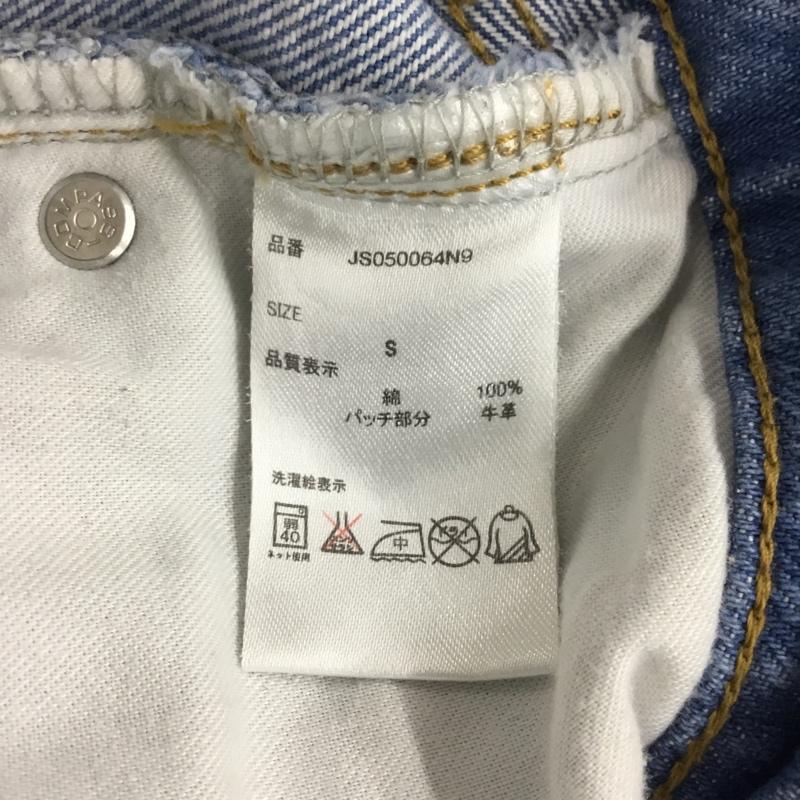 ジーナシス JEANASIS パンツ デニム、ジーンズ JS050064N9 デニムジーンズ スリムパンツ カジュアルパンツ S ダメージ加工 インディゴ / インディゴ /  レディース USED 古着 中古 10110105