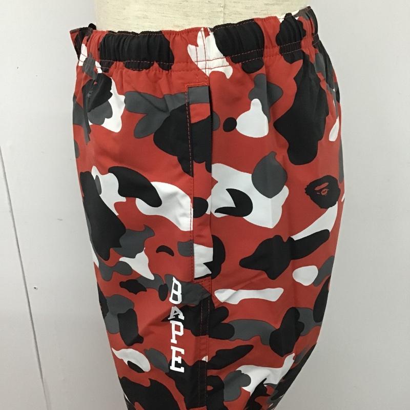 アベイシングエイプ A BATHING APE パンツ ワークパンツ、ペインターパンツ ナイロン サルカモ L 総柄 マルチカラー / マルチカラー /  メンズ USED 古着 中古 10102320