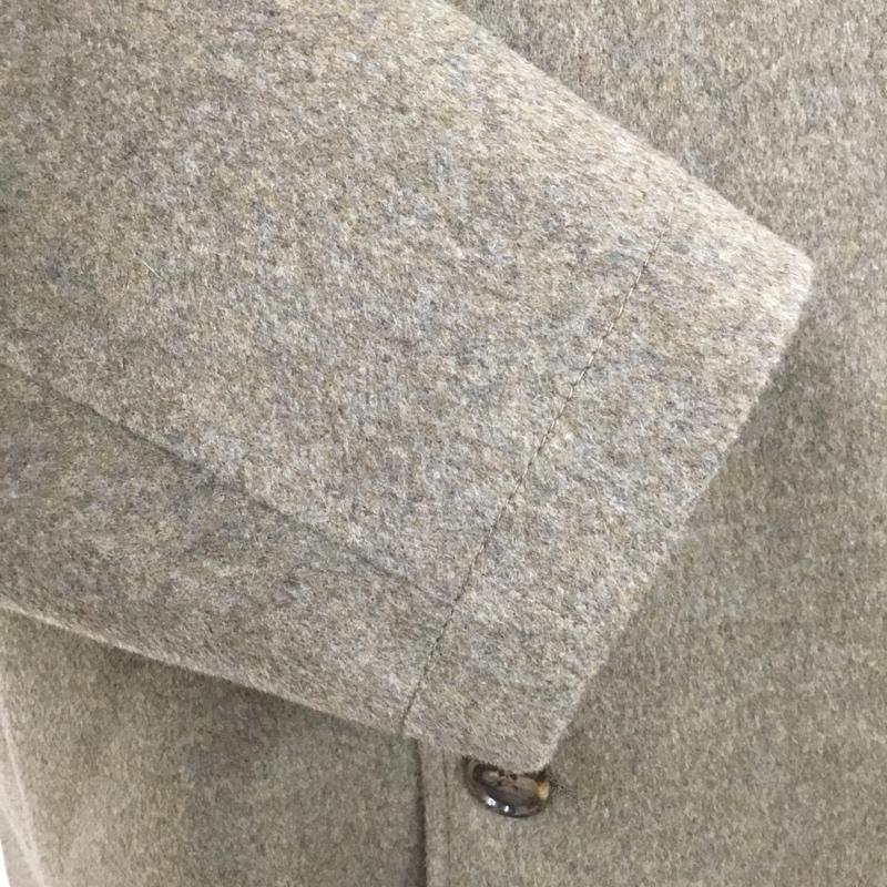 インヘリット INHERIT コート コート一般 ロングコート ロングジャケット カラージャケット アウター M 無地 茶 / ブラウン /  メンズ USED 古着 中古 10120475
