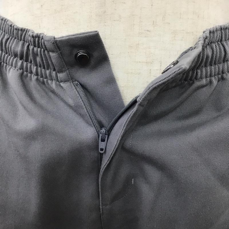 アディダス adidas パンツ ワークパンツ、ペインターパンツ h11372トレフォイルリラックスツイルパンツ トラックパンツ ワイドパンツ M ロゴ、文字 灰 / グレー /  メンズ USED 古着 中古 10115351