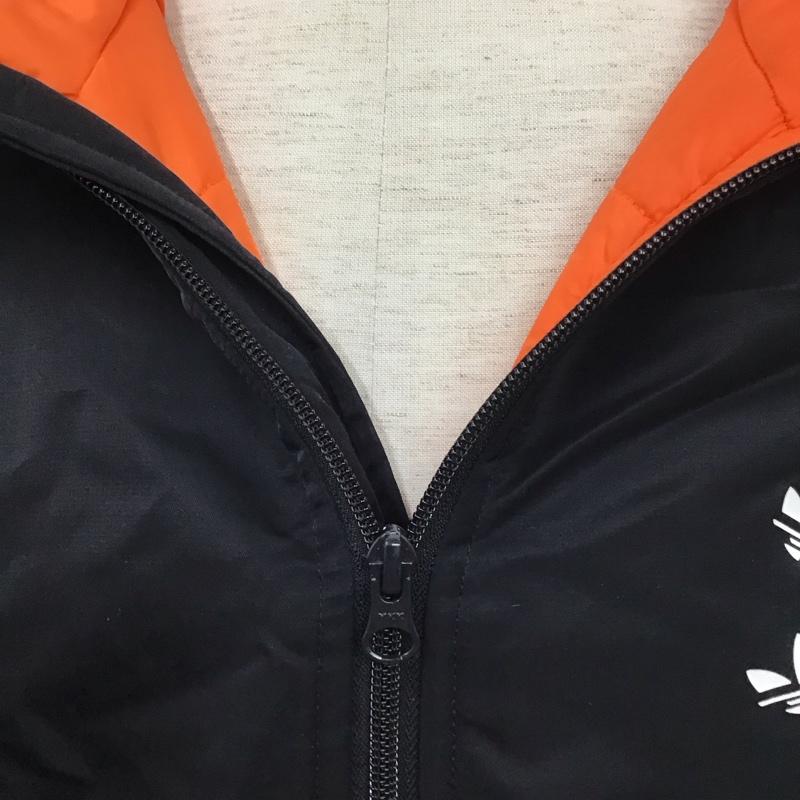 アディダス adidas ジャケット、上着 ジャンパー、ブルゾン h13560 MA-1 フライトジャケット アウター ジャンパー ブルゾン ロゴ、文字 黒 / ブラック /  メンズ USED 古着 中古 10112056