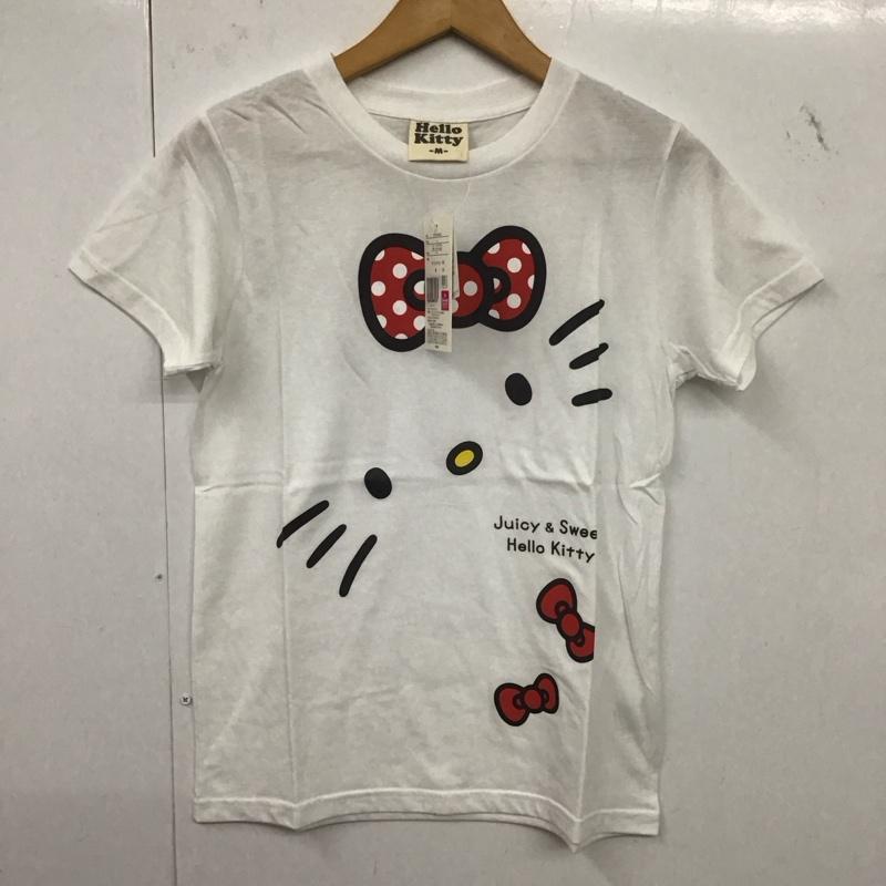 古着 USED Tシャツ 半袖 ハローキティ M キャラクター X プリント 白 / ホワイト /  レディース USED 古着 中古 10147671