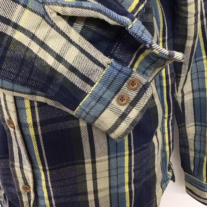 アヴィレックス AVIREX シャツ、ブラウス 長袖 6175151 ネルシャツ XL チェック マルチカラー / マルチカラー /  メンズ USED 古着 中古 10115604