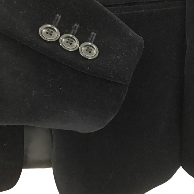 ザラ ZARA ジャケット、上着 ジャケット、ブレザー ベルベットジャケット カジュアルジャケット 無地 黒 / ブラック /  メンズ USED 古着 中古 10132912