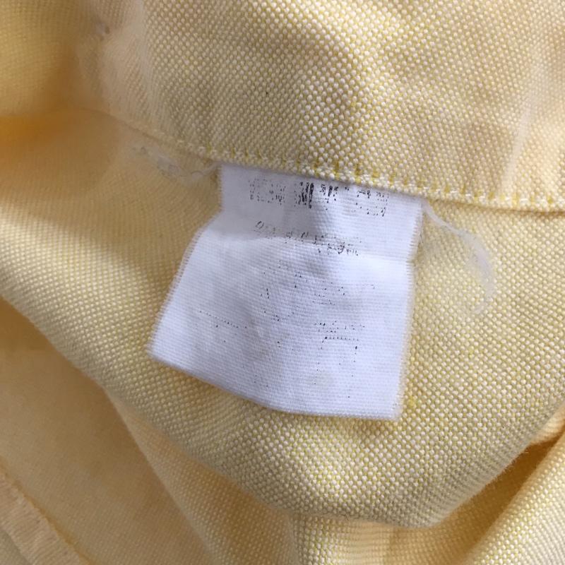 ポロバイラルフローレン Polo by RALPH LAUREN シャツ、ブラウス 長袖 長袖シャツ 無地シャツ カラーシャツ ボタンダウンシャツ M ロゴ、文字 黄 / イエロー /  メンズ USED 古着 中古 10131160