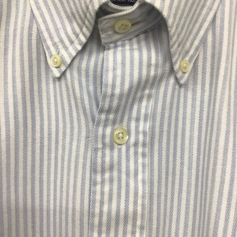 ラルフローレン RALPHLAUREN シャツ、ブラウス 長袖 長袖シャツ ストライプシャツ カラーシャツ M ストライプ 白 / ホワイト / X 水色 / ライトブルー /  メンズ USED 古着 中古 10129479