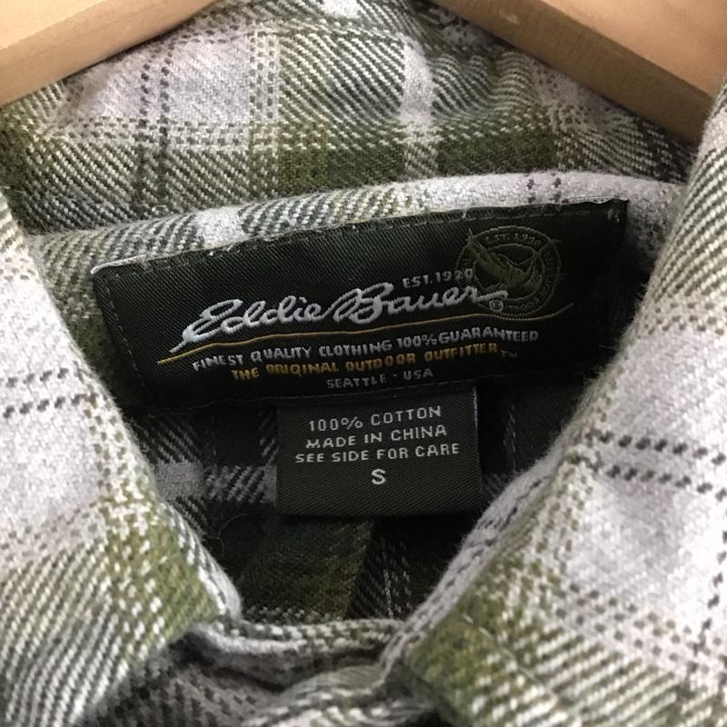 エディーバウアー Eddie Bauer シャツ、ブラウス 長袖 長袖シャツ チェックシャツ カラーシャツ ボタンダウンシャツ S チェック マルチカラー / マルチカラー /  メンズ USED 古着 中古 10140715