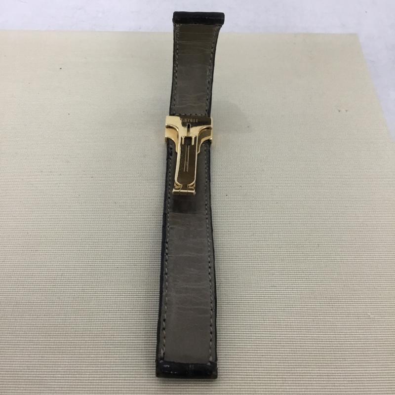 カルティエ Cartier ファッション小物 ファッション小物 腕時計ベルト 18金 ロゴ、文字 黒 / ブラック / X 茶 / ブラウン /  メンズ USED 古着 中古 10148388