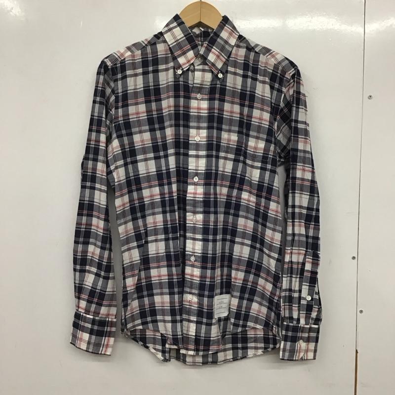 トムブラウン THOM BROWNE シャツ、ブラウス 長袖 チェック マルチカラー / マルチカラー /  メンズ USED 古着 中古 10140327