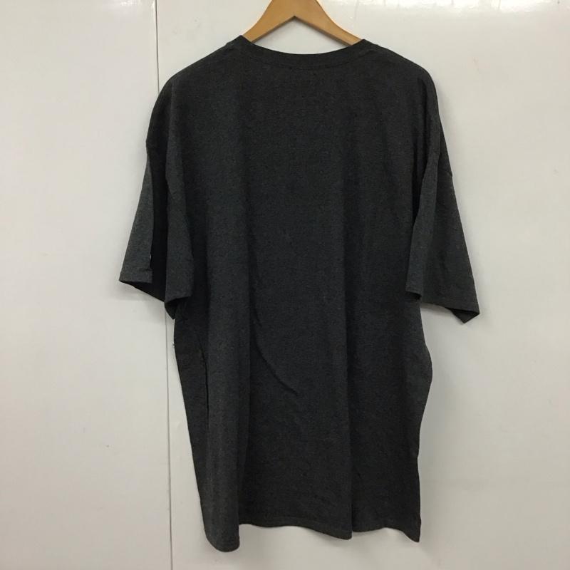 チャンピオン Champion Tシャツ 半袖 半袖カットソー プリントTシャツ クルーネックカットソー XXL プリント 灰 / グレー /  メンズ USED 古着 中古 10131233