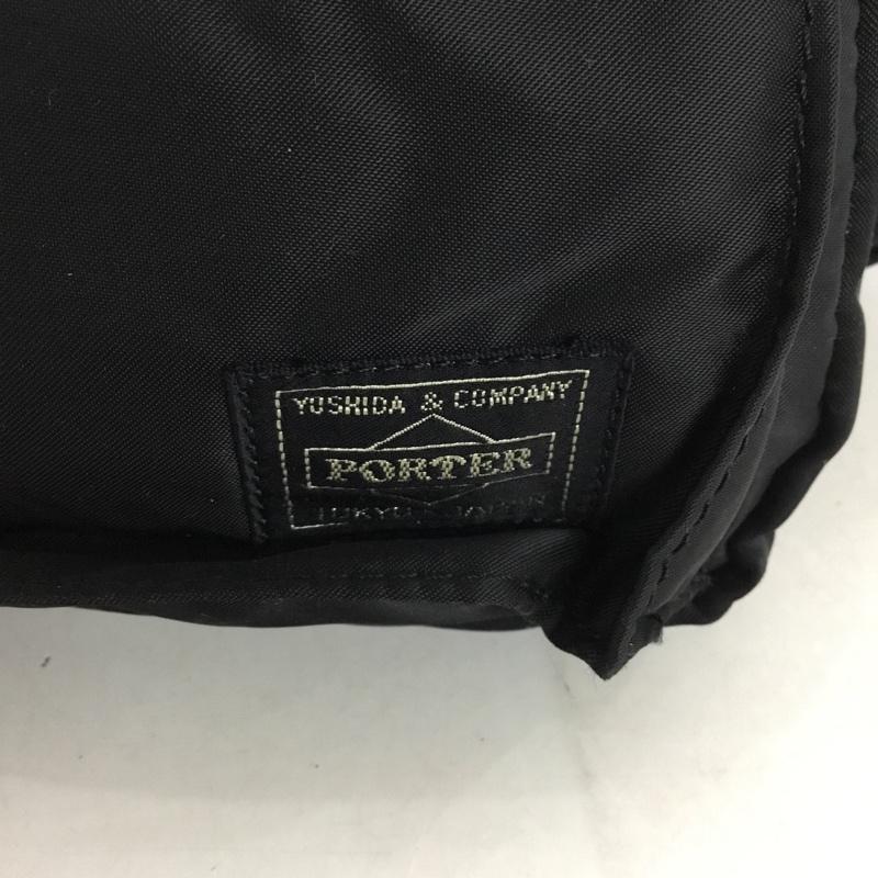 ポーター PORTER ウエストバッグ ウエストバッグ タンカー ヒップバッグ ボディバッグ ロゴ、文字 黒 / ブラック /  メンズ USED 古着 中古 10141662