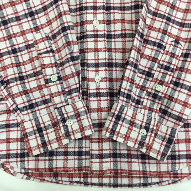 トミーヒルフィガー TOMMY HILFIGER シャツ、ブラウス 長袖 L チェック 桃 / ピンク / X 赤 / レッド /  メンズ USED 古着 中古 10138864
